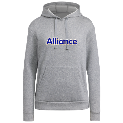 Adidas Fleece Hoodie - Grey/White Image (38928)