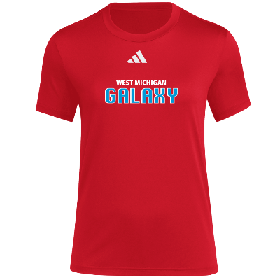 S/S Pregame Tee - Red/White Image (38980)