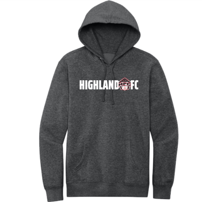 Fleece Hoody Heathered Charcoal Image