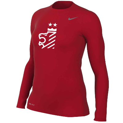 TM R Legend LS Tee - Red Image (39281)