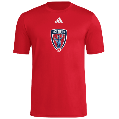 S/S Pregame Tee - Red/White Image