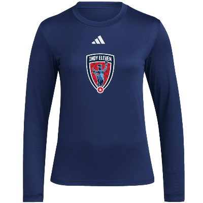 L/S Pregame Tee - Navy/White Image (39318)