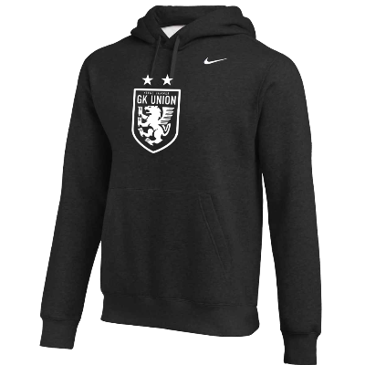 Club Fleece Hoodie - Black (Badge) Image