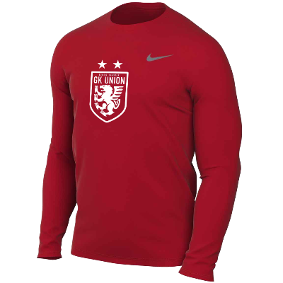 TM R Legend LS Tee - Red (Badge) Image