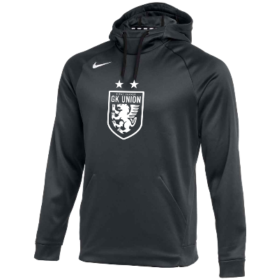 Therma Pullover Hoodie - Anth/White  (Badge) Image