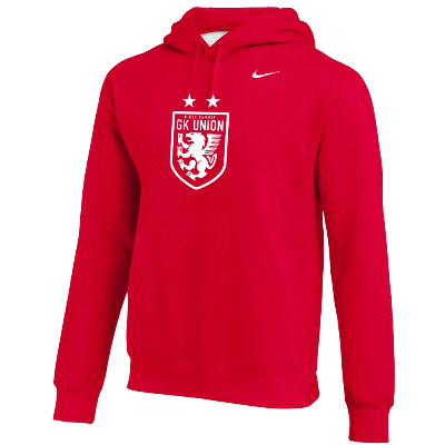 Team Club Pullover Hoodie - Red  (Badge) Image