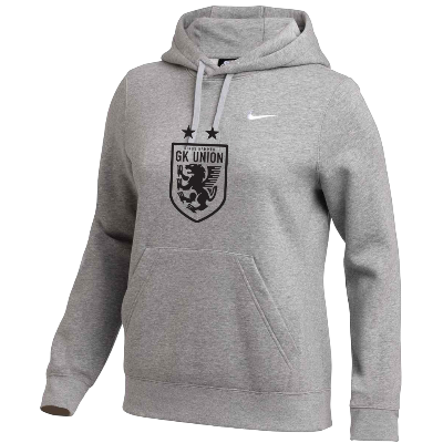 Club Fleece Hoodie - Gray Heather  (Badge) Image (39414)