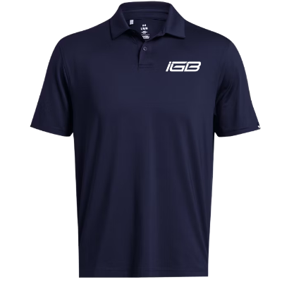 Tee to Green Polo - Navy/White Image