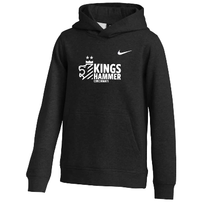 Club Fleece Hoodie - Black (Badge) Image (39527)