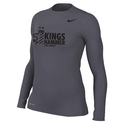 TM R Legend LS Tee - Carbon Heather (Badge) Image (39555)