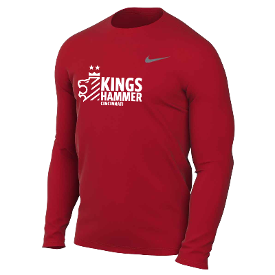 TM R Legend LS Tee - Red (Badge) Image