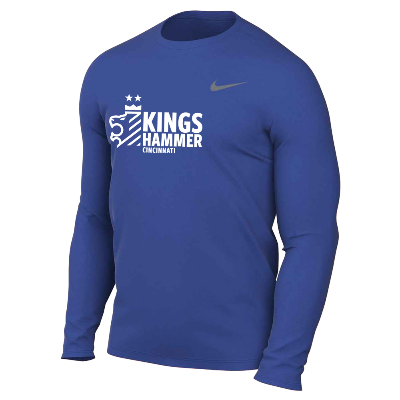 TM R Legend LS Tee - Royal Blue (Badge) Image