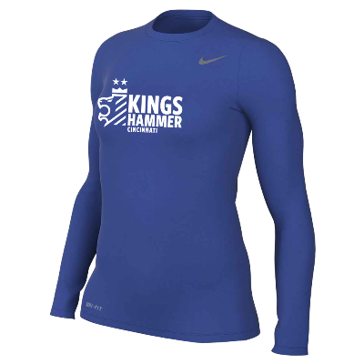 TM R Legend LS Tee - Royal Blue (Badge) Image (39559)