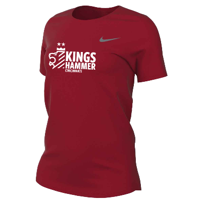 TM R Legend SS Tee - Red (Badge) Image (39565)