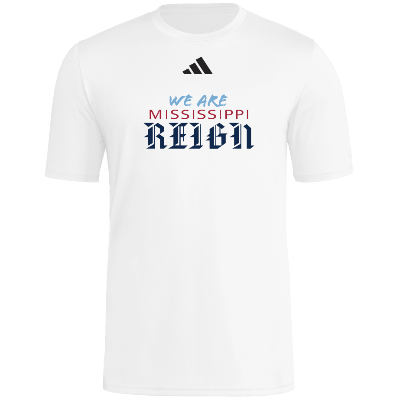 SS Pregame Tee - White/Black Image