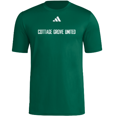 SS Pregame Tee - Dark Green/White Image