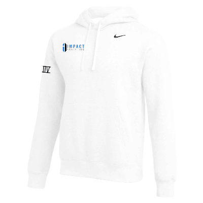 Team Club Pullover Hoodie - White Image