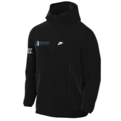 TM TECH FLEECE FZ WINDRUNNER BLK/WHT Image