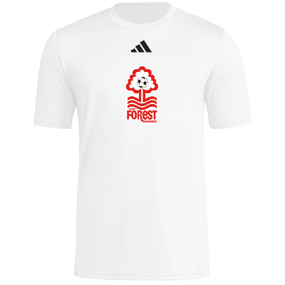 SS Pregame Tee - White/Black Image
