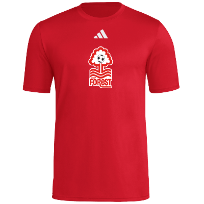 S/S Pregame Tee - Red/White Image