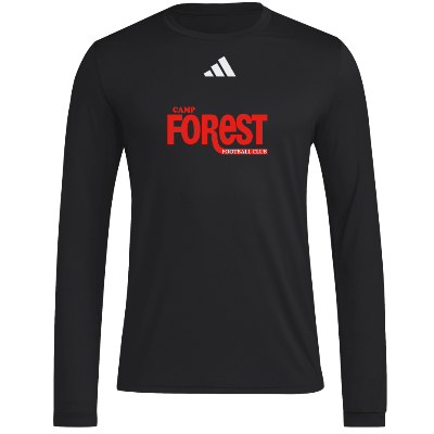 LS Pregame Tee - Black/White Image