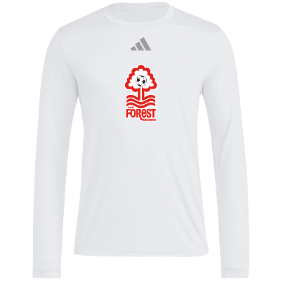 L/S Pregame Tee - White Image