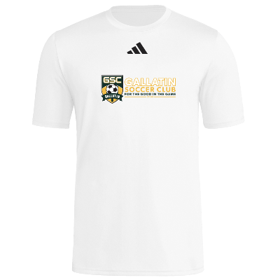 SS Pregame Tee - White/Black Image