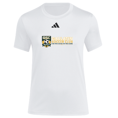 SS Pregame Tee - White/Black Image (40175)