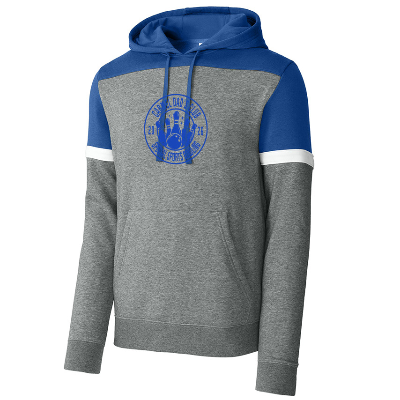 Drive Fleece Colorblock Hoody - True Royal/Vintage Image