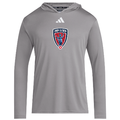 D4T LS Hoody Tee - Team Grey Four/White Image