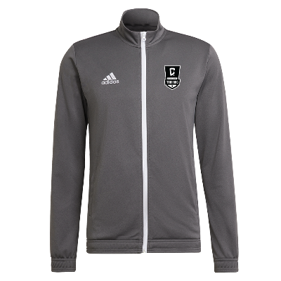 Entrada 26 Track Jacket - Lt. Grey/White Image