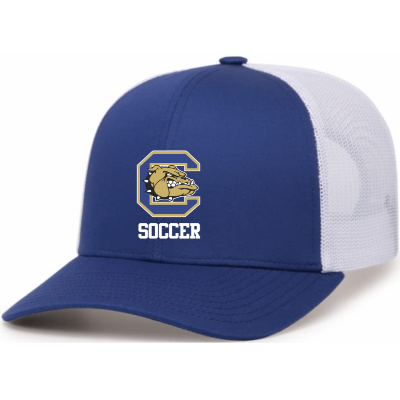 Pacific Trucker Snapback Hat-Royal/White Image