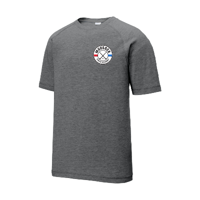 Posicharge Tri-Blend Wicking Raglan Tee - Dark Gry Image