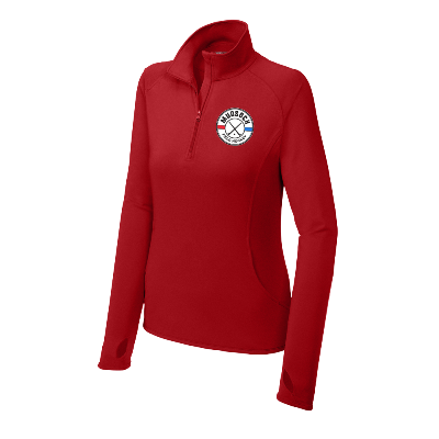 Sport-Wick Stretch 1/2 Zip Pullover - Deep Red Image (40873)