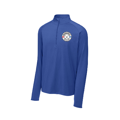 Ladies Sport-Wick Stretch 1/2 Zip Pullover - Royal Image