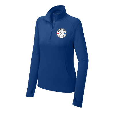 Ladies Sport-Wick Stretch 1/2 Zip Pullover - Royal Image (40875)
