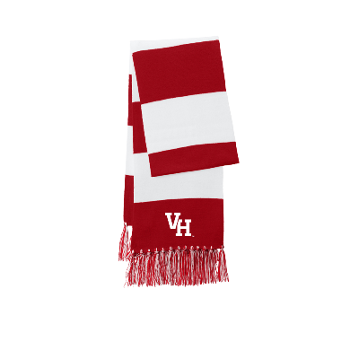 Spectator Scarf - Red/White Image
