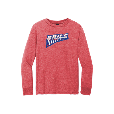 Men's Perfect Tri L/S Tee - Red Frost Image