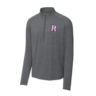 Sport-Wick Stretch 1/2 Zip Pullover - Charcoal Grey Heather Image