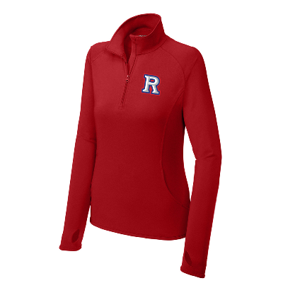 Sport-Wick Stretch 1/2 Zip Pullover - Deep Red Image (41243)