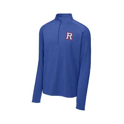 Ladies Sport-Wick Stretch 1/2 Zip Pullover - Royal Image