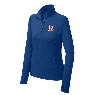 Ladies Sport-Wick Stretch 1/2 Zip Pullover - Royal Image (41245)
