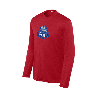 P&C L/S Performance Tee Deep Red Image (41254)