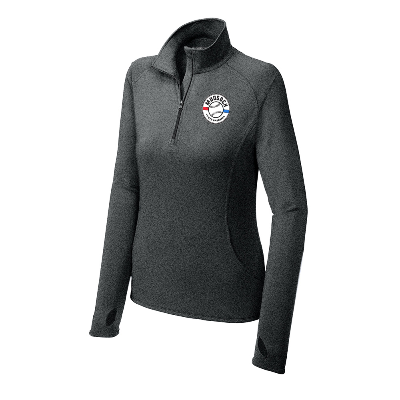 Sport-Wick Stretch 1/2 Zip Pullover - Charcoal Grey Heather Image (41274)