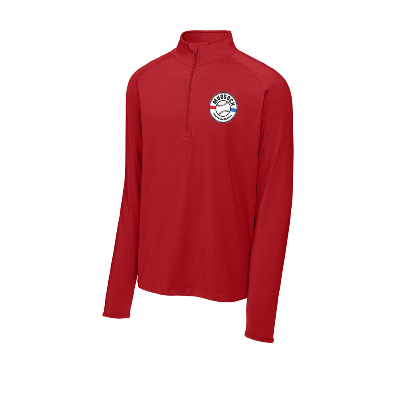 Sport-Wick Stretch 1/2 Zip Pullover - Deep Red Image