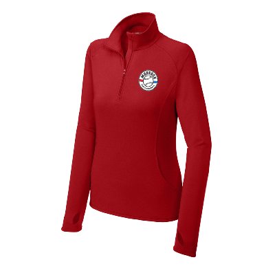 Sport-Wick Stretch 1/2 Zip Pullover - Deep Red Image (41276)