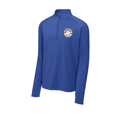 Ladies Sport-Wick Stretch 1/2 Zip Pullover - Royal Image