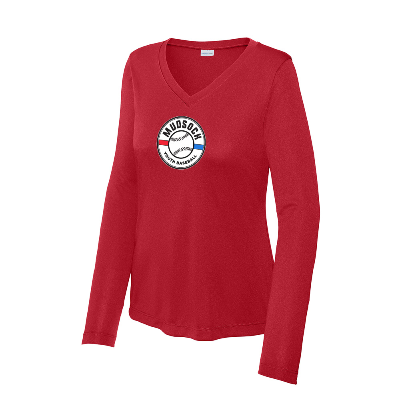 P&C L/S Performance Tee Deep Red Image (41291)