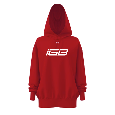 UA Team Icon Fleece Hoody - Red/White Image