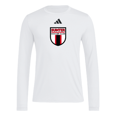 L/S Pregame Tee - White Image